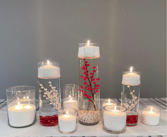 ¿Cómo hacer velas perladas flotantes?